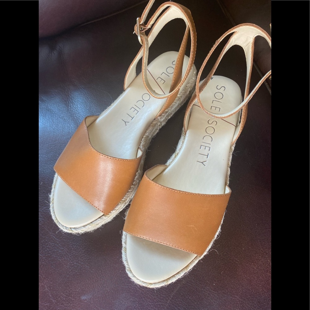 Ladies Rope Wedge Sandals